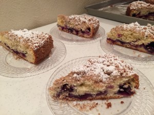 Mar 2016 wine dinner 2 Blueberry Crumb Cake