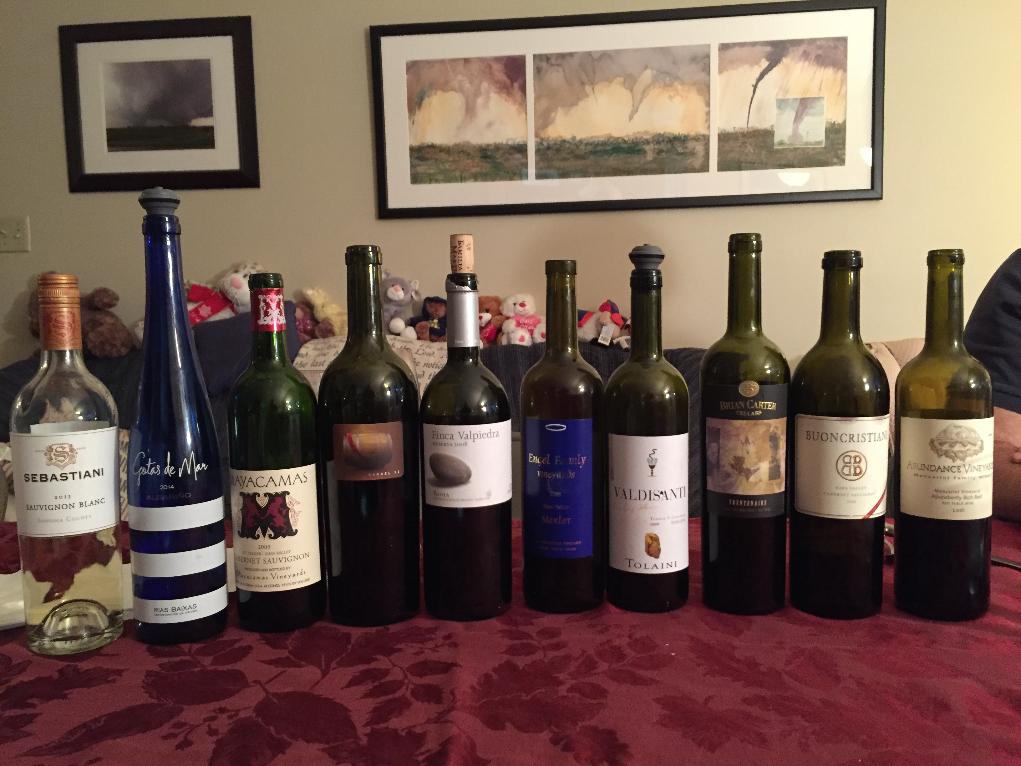 Just a few bottles of wine!